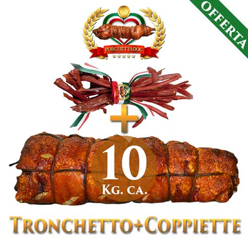 Offerta tronchetto 10 Kg. ca piu coppiette omaggio